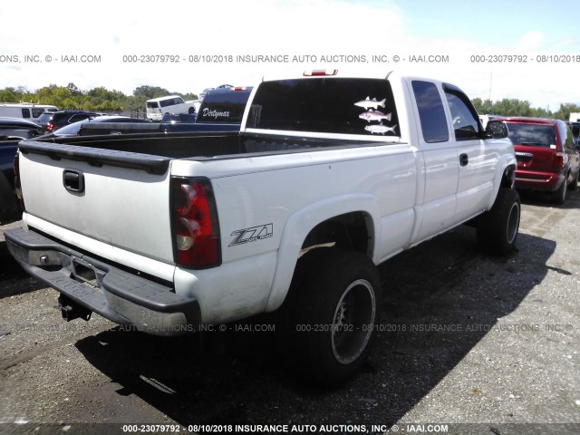 2GCEK19T941213266 - 2004 CHEVROLET SILVERADO K1500 WHITE photo 4