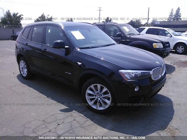 5UXWZ7C34H0X38912 - 2017 BMW X3 SDRIVE28I BLACK photo 1