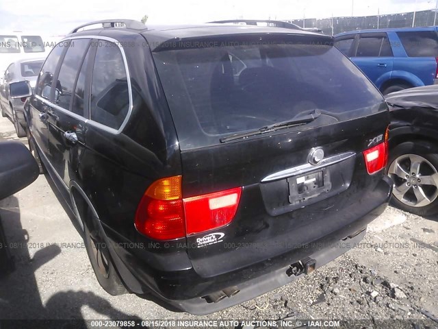 WBAFB33541LH18261 - 2001 BMW X5 4.4I BLACK photo 3