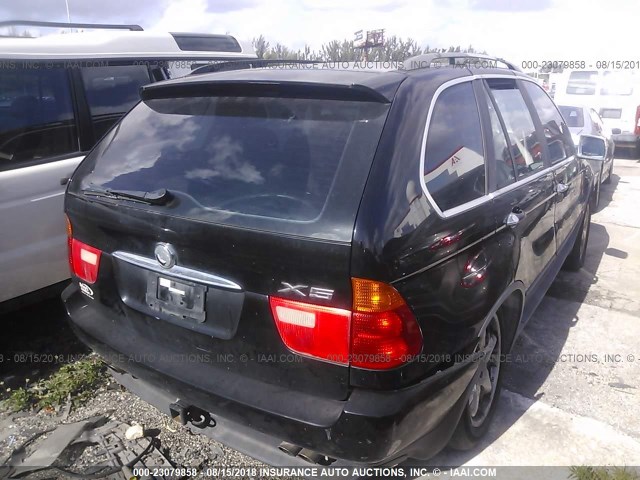 WBAFB33541LH18261 - 2001 BMW X5 4.4I BLACK photo 4