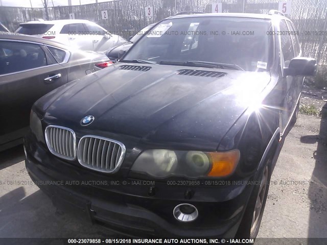 WBAFB33541LH18261 - 2001 BMW X5 4.4I BLACK photo 6