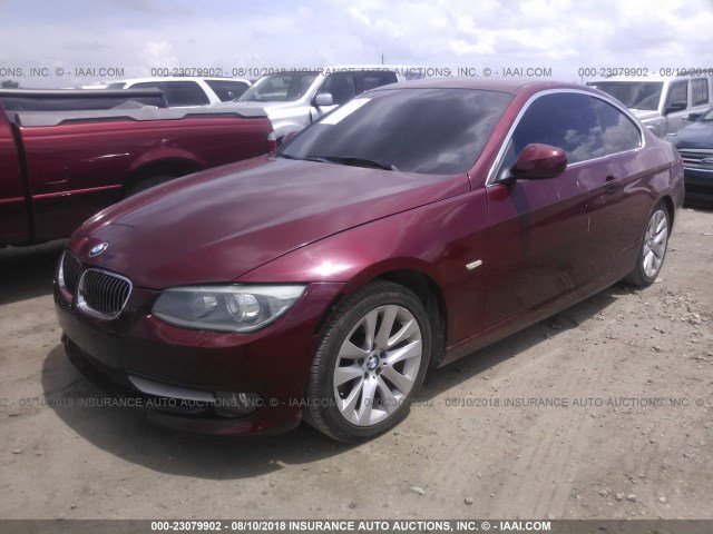 WBAKF5C59BE656454 - 2011 BMW 328 XI SULEV RED photo 2