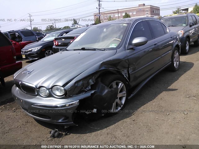 SAJEA51C73WC99100 - 2003 JAGUAR X-TYPE 3.0 GRAY photo 2