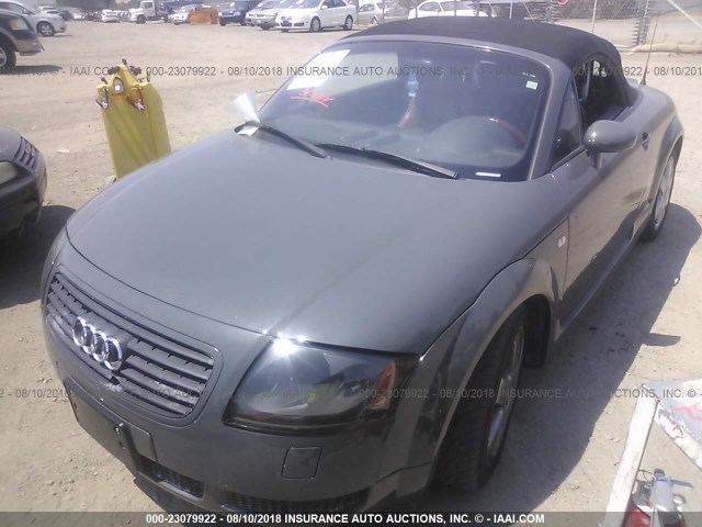 TRUTC28N121041076 - 2002 AUDI TT GRAY photo 2