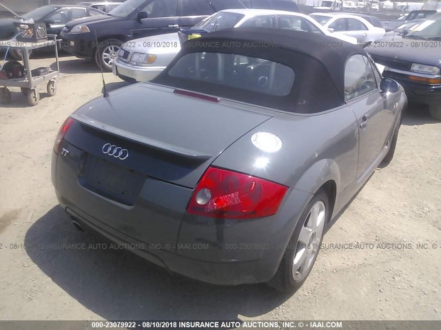 TRUTC28N121041076 - 2002 AUDI TT GRAY photo 4