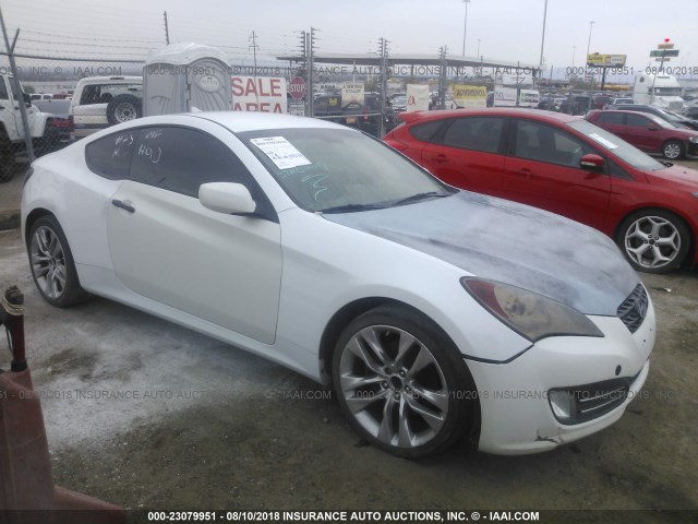 KMHHU6KJ5FU126447 - 2015 HYUNDAI GENESIS COUPE 3.8L/3.8 R-SPEC/3.8 ULT WHITE photo 1