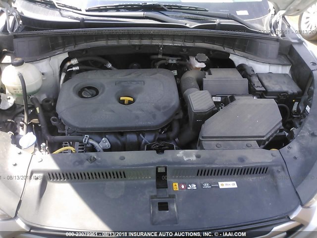 KM8J3CA4XHU297700 - 2017 HYUNDAI TUCSON LIMITED/SPORT AND ECO/SE SILVER photo 10