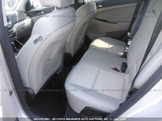 KM8J3CA4XHU297700 - 2017 HYUNDAI TUCSON LIMITED/SPORT AND ECO/SE SILVER photo 8