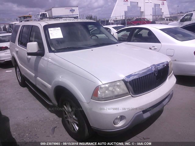 5LMEU68H34ZJ22871 - 2004 LINCOLN AVIATOR WHITE photo 1