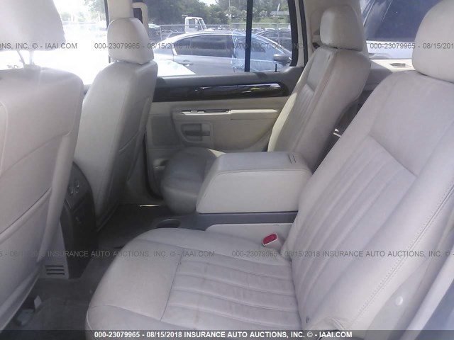 5LMEU68H34ZJ22871 - 2004 LINCOLN AVIATOR WHITE photo 8
