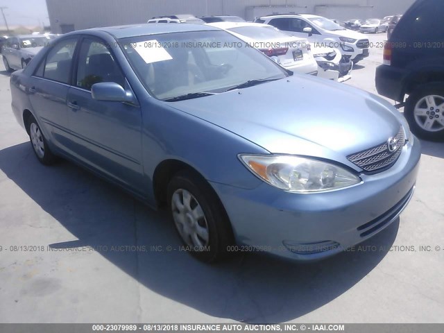4T1BE32K02U543432 - 2002 TOYOTA CAMRY LE/XLE/SE Mavi foto 1