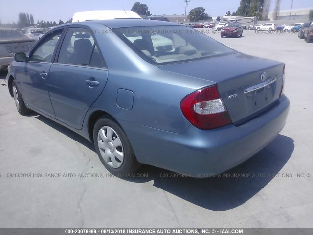 4T1BE32K02U543432 - 2002 TOYOTA CAMRY LE/XLE/SE Mavi foto 3