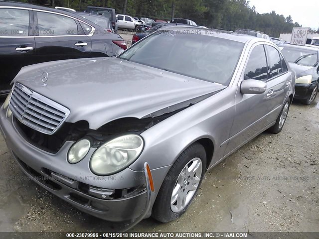 WDBUF26J66A873491 - 2006 MERCEDES-BENZ E 320 CDI SILVER photo 2