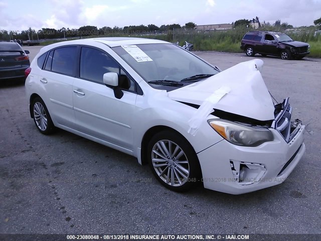 JF1GPAH68CH245634 - 2012 SUBARU IMPREZA LIMITED WHITE photo 1