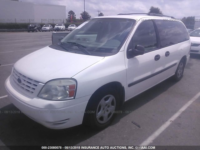 2FMZA51607BA15526 - 2007 FORD FREESTAR SE WHITE photo 2