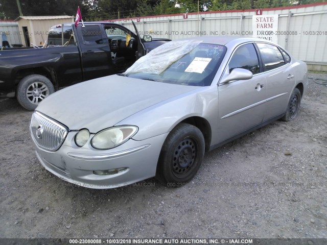 2G4WC582381151608 - 2008 BUICK LACROSSE CX CX SILVER photo 2