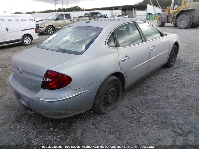 2G4WC582381151608 - 2008 BUICK LACROSSE CX CX SILVER photo 4