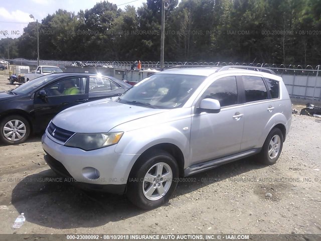 JA4LS21W39Z005430 - 2009 MITSUBISHI OUTLANDER ES ვერცხლისფერი ფოტო 2