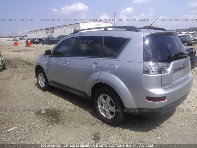 JA4LS21W39Z005430 - 2009 MITSUBISHI OUTLANDER ES ვერცხლისფერი ფოტო 3