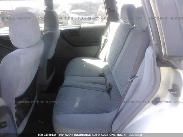 JF1SF6559YH700505 - 2000 SUBARU FORESTER S 银色 照片 8