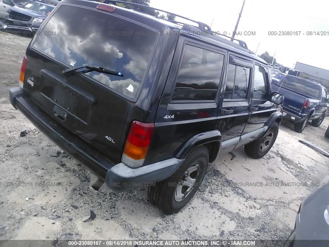 1J4FF68S8XL610667 - 1999 JEEP CHEROKEE SPORT/CLASSIC შავი ფოტო 4