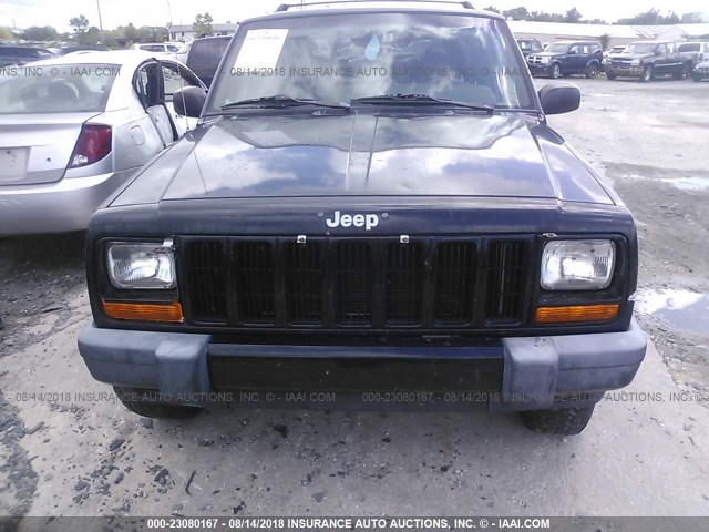 1J4FF68S8XL610667 - 1999 JEEP CHEROKEE SPORT/CLASSIC შავი ფოტო 6