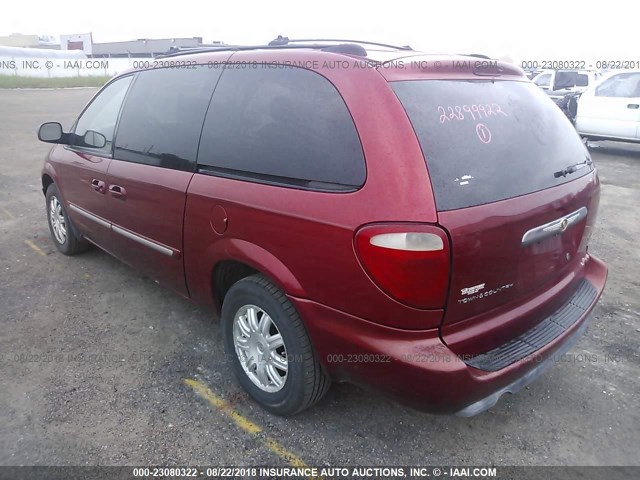 2C4GP54L05R497494 - 2005 CHRYSLER TOWN & COUNTRY  RED photo 3