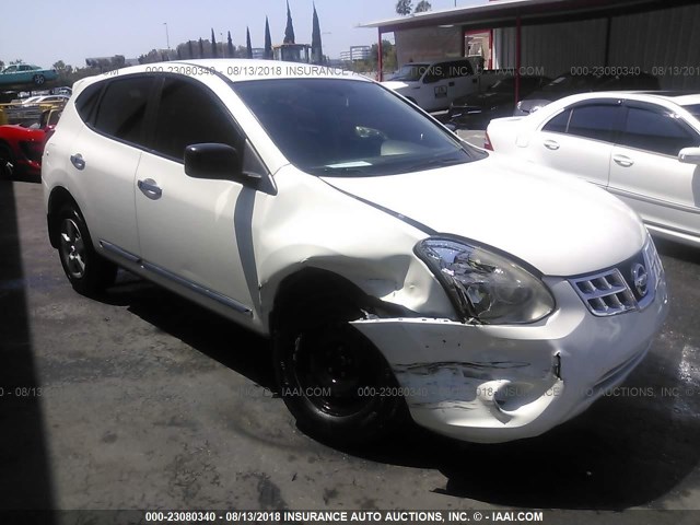 JN8AS5MT9BW167980 - 2011 NISSAN ROGUE S/SV/KROM WHITE photo 1