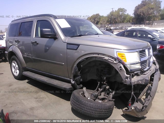 1D8GU58K97W677059 - 2007 DODGE NITRO SLT GRAY photo 1