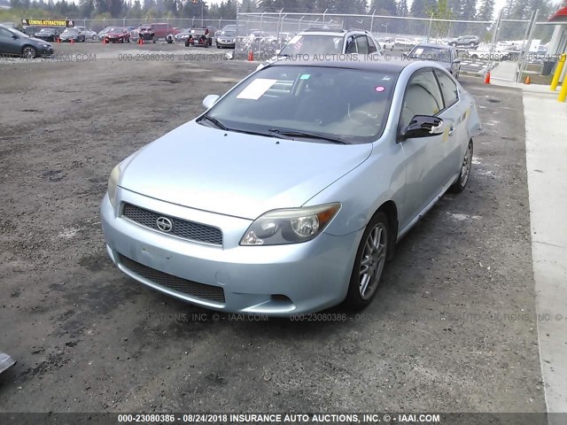 JTKDE177060094121 - 2006 TOYOTA SCION TC 浅蓝色 照片 2