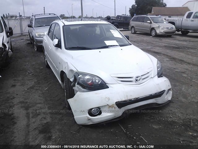 JM1BK343561508220 - 2006 MAZDA 3 HATCHBACK WHITE photo 6