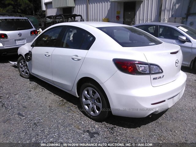 JM1BL1UFXC1631907 - 2012 MAZDA 3 I WHITE photo 3