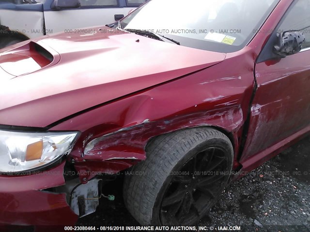 JF1GV7E6XCG016875 - 2012 SUBARU IMPREZA WRX RED photo 6