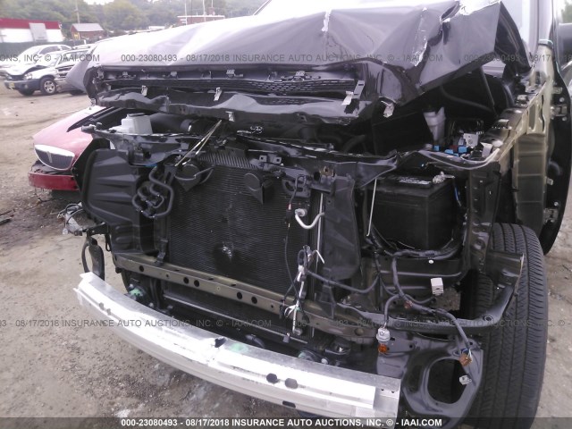 5TFCY5F10JX023774 - 2018 TOYOTA TUNDRA DOUBLE CAB SR/SR5 BLACK photo 6