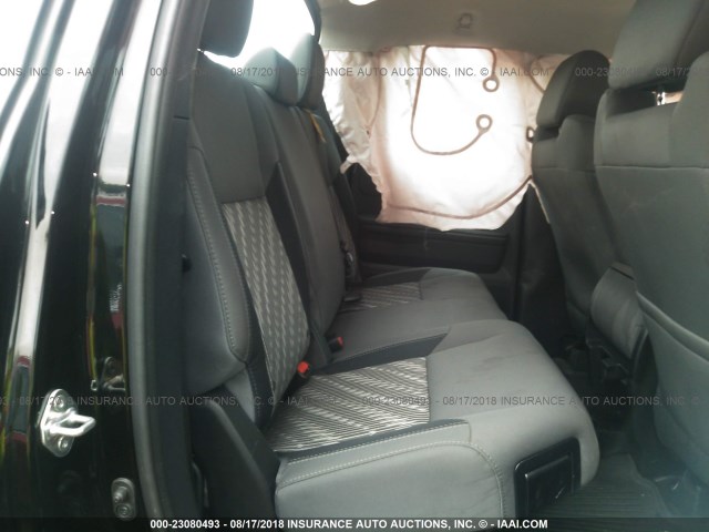 5TFCY5F10JX023774 - 2018 TOYOTA TUNDRA DOUBLE CAB SR/SR5 BLACK photo 8