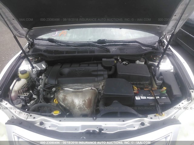 4T1BF3EK7BU137169 - 2011 TOYOTA CAMRY SE/LE/XLE 银色 照片 10
