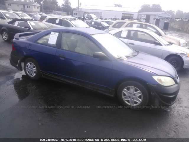 1HGEM22384L075645 - 2004 HONDA CIVIC DX VP PURPLE photo 1