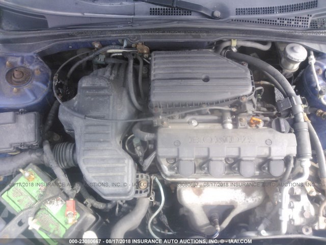 1HGEM22384L075645 - 2004 HONDA CIVIC DX VP Bənövşəyi foto 10