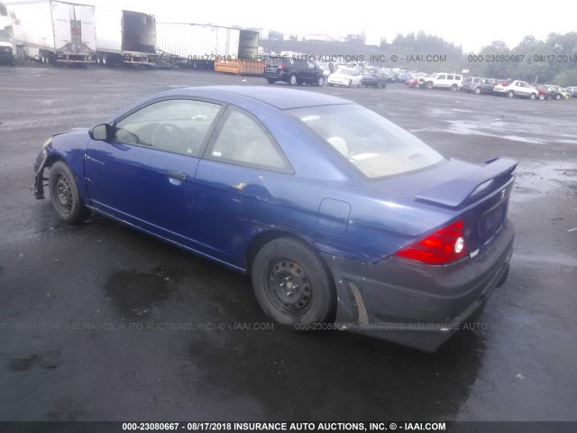 1HGEM22384L075645 - 2004 HONDA CIVIC DX VP Bənövşəyi foto 3