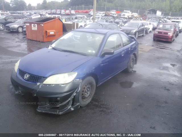 1HGEM22384L075645 - 2004 HONDA CIVIC DX VP Bənövşəyi foto 6