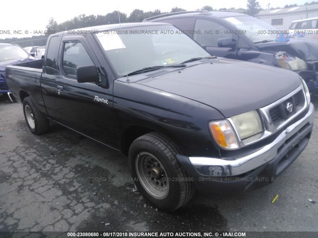 1N6DD26S3YC410275 - 2000 NISSAN FRONTIER KING CAB XE BLACK photo 1