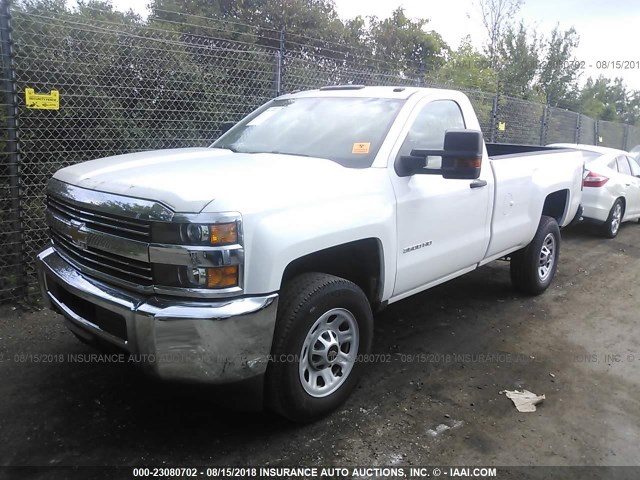 1GC3KYCG5FZ508693 - 2015 CHEVROLET SILVERADO K3500 WHITE photo 2