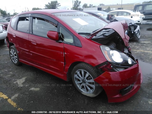 JHMGE8H52CC035980 - 2012 HONDA FIT SPORT 红色 照片 1