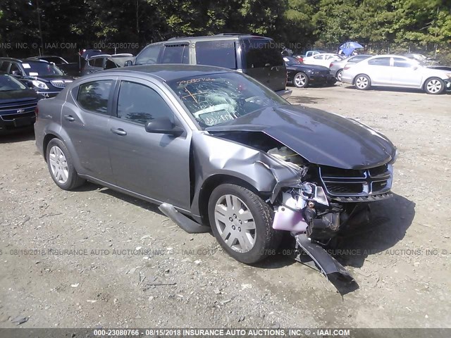 1B3BD4FB2BN606081 - 2011 DODGE AVENGER EXPRESS GRAY photo 1