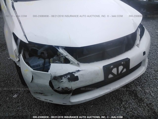 JTHBB1BA5A2015712 - 2010 LEXUS HS 250H WHITE photo 6