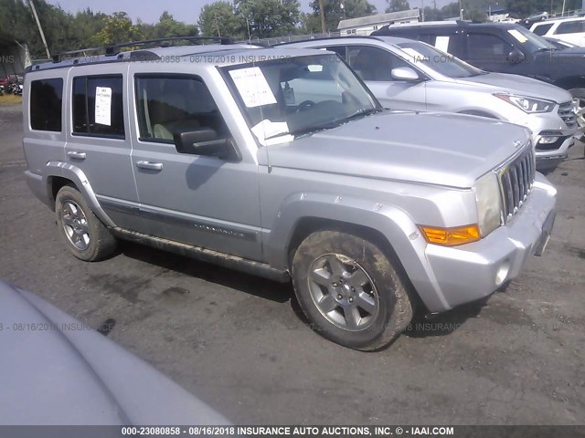 1J8HG58236C275959 - 2006 JEEP COMMANDER LIMITED SILVER photo 1