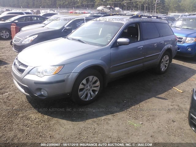 4S4BP66C397325654 - 2009 SUBARU OUTBACK 2.5I LIMITED GRAY photo 2