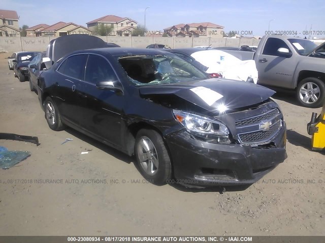 1G11C5SA4DF251694 - 2013 CHEVROLET MALIBU 1LT ნაცრისფერი ფოტო 1