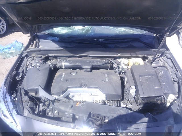 1G11C5SA4DF251694 - 2013 CHEVROLET MALIBU 1LT ნაცრისფერი ფოტო 10