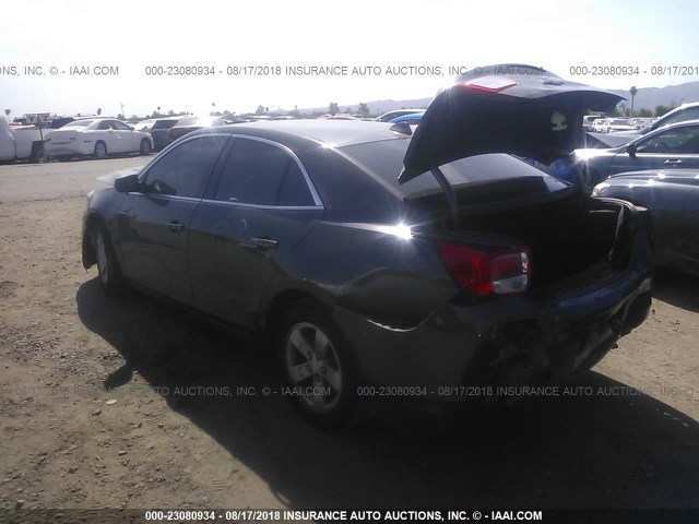 1G11C5SA4DF251694 - 2013 CHEVROLET MALIBU 1LT ნაცრისფერი ფოტო 3